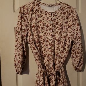 eShakti Button Down Floral Dress